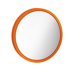 Sento 20 cm Round Flat Mirror,Orange